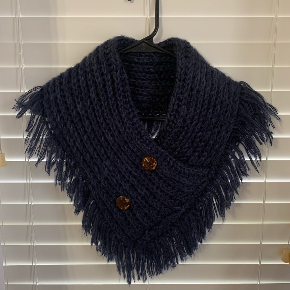 Button Cowl Scarf